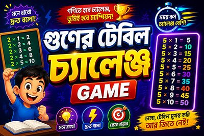 গুণের টেবিল চ্যালেঞ্জ